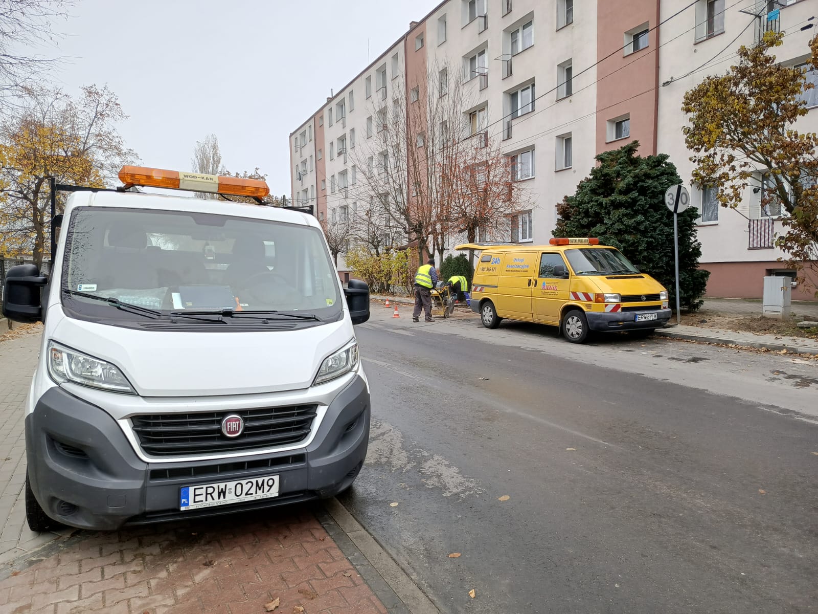 Awaria wodociągu na ul. Słowackiego w Rawie Mazowieckiej. Wody może nie być do wieczora