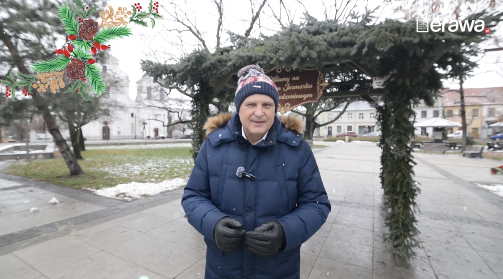 Burmistrz Piotr Irla zaprasza na Rawski Jarmark Bożonarodzeniowy