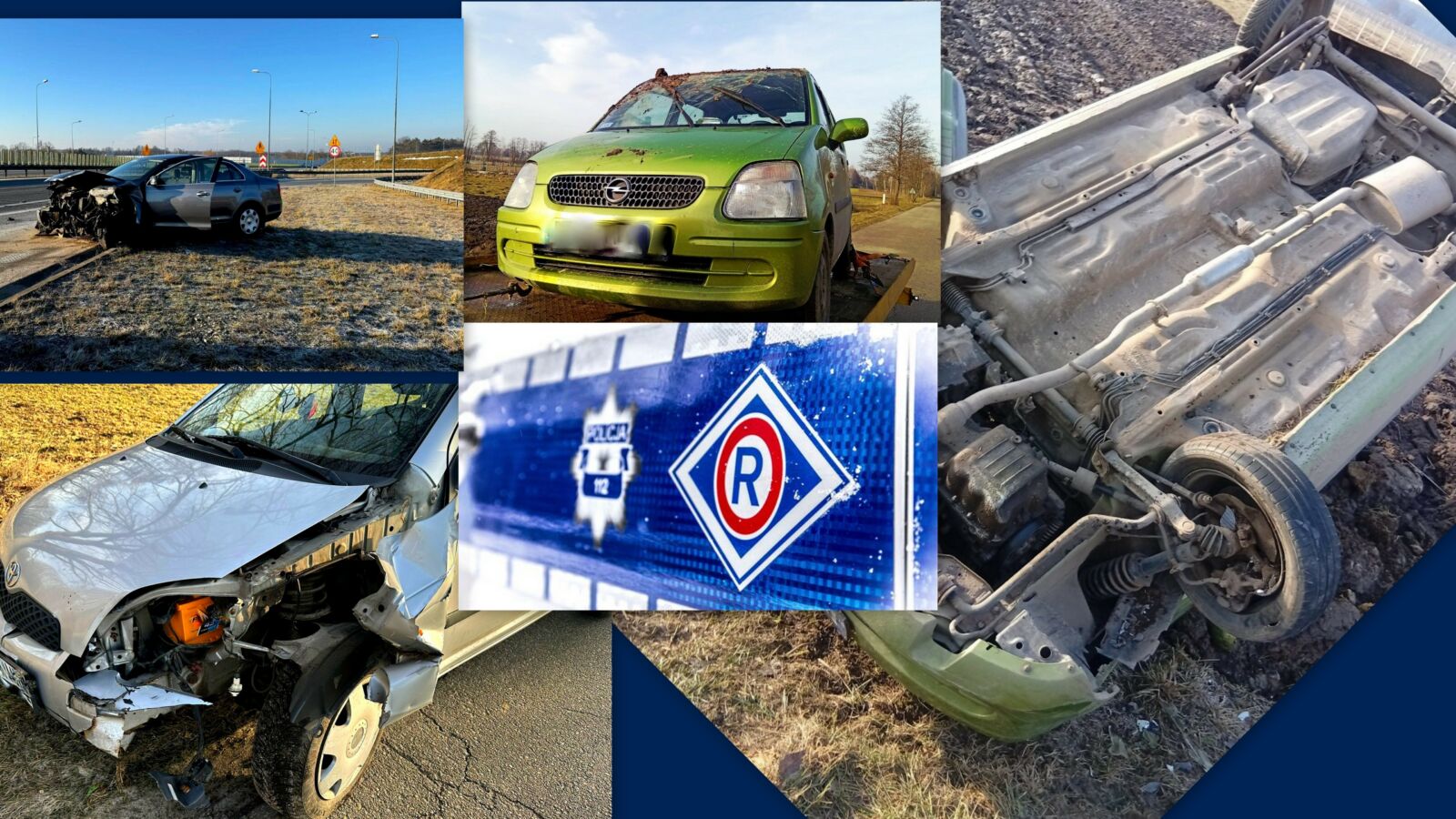 Poranne kolizje na drogach powiatu rawskiego. Policja apeluje – noga z gazu