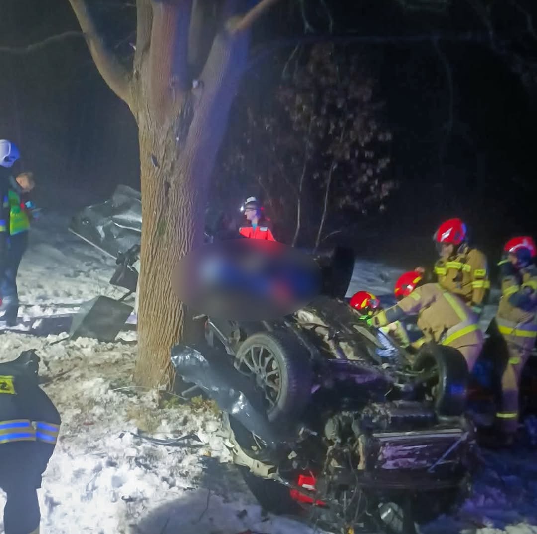Śmierć na drodze. Kierowca zginął na miejscu