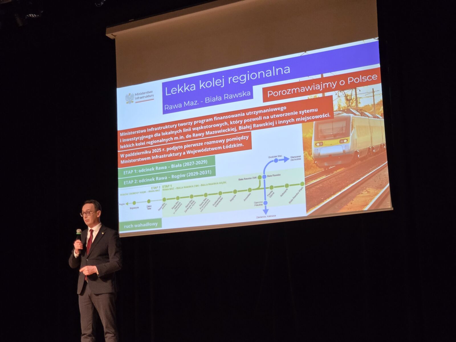 Lekka kolej połączy Rawę Mazowiecką z Białą Rawską? Rawianie mają sprawnie korzystać z przystanku kolejowego w Białej